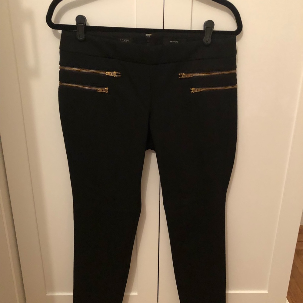 J Crew “Minnie” Black Pants